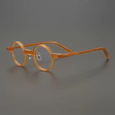 Cob Vintage Round Acetate Glasses Frame Round Frames Southood Orange
